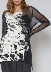 Shadows Top - Black Vintage