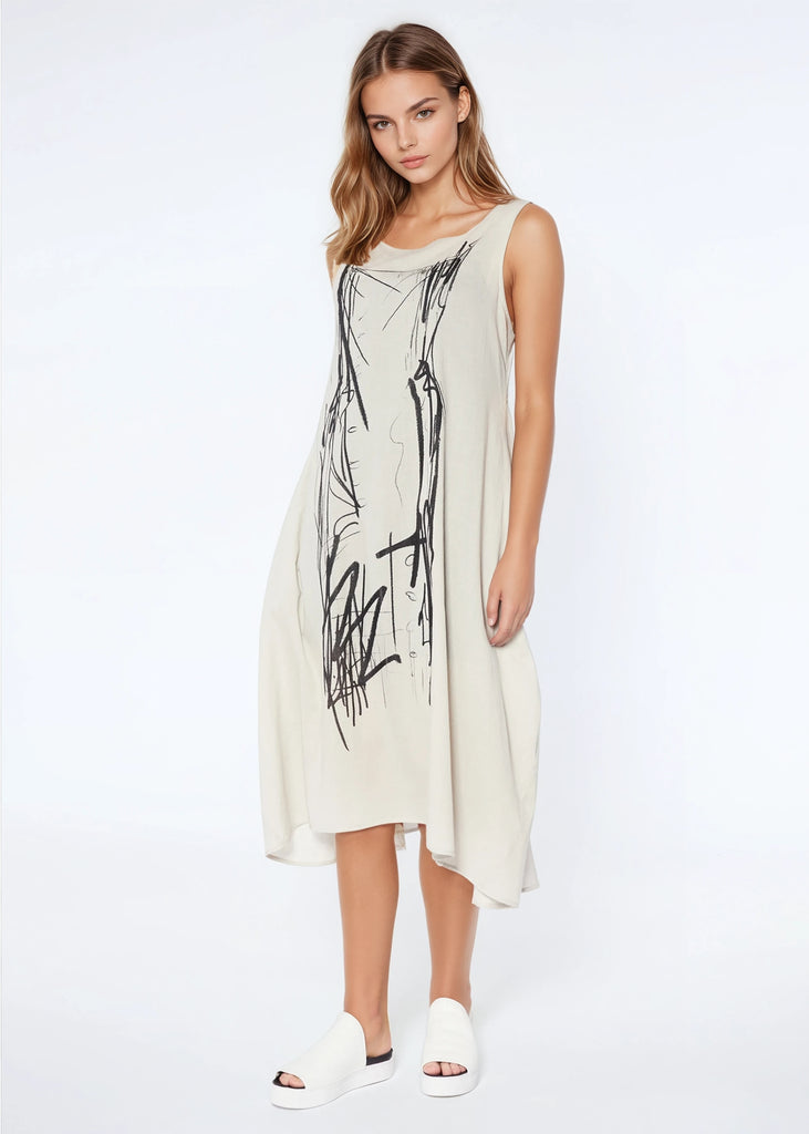 Andy Dress - Plaster Black