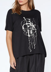 Mood Top - Black Vintage