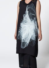 Cover Art Dress - Black White