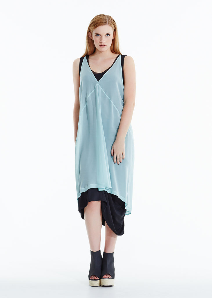 Barely There Dress - Blue Haze
