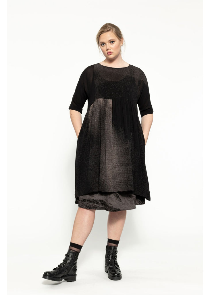 Seedling Dress - Black Shadow