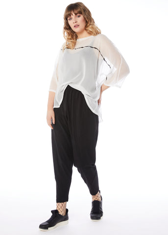 Reflection Top - Ivory Black