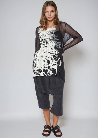 Shadows Top - Black Vintage