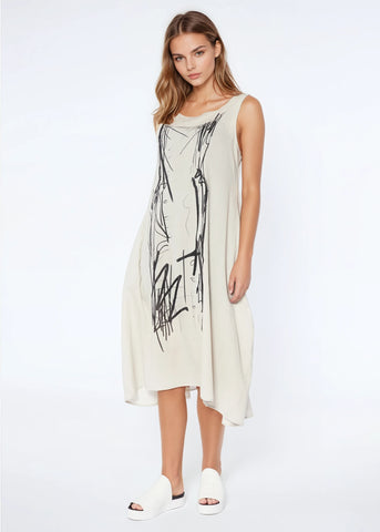 Andy Dress - Plaster Black