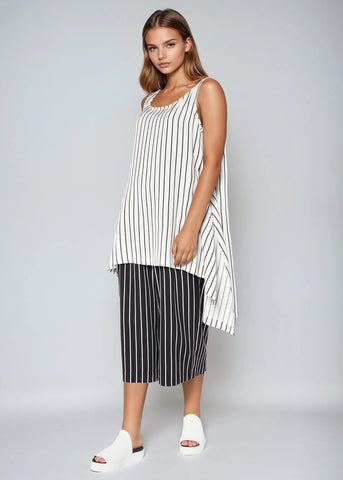 Strand Top - Milk Black