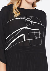 Line by Line Top - Black Milk