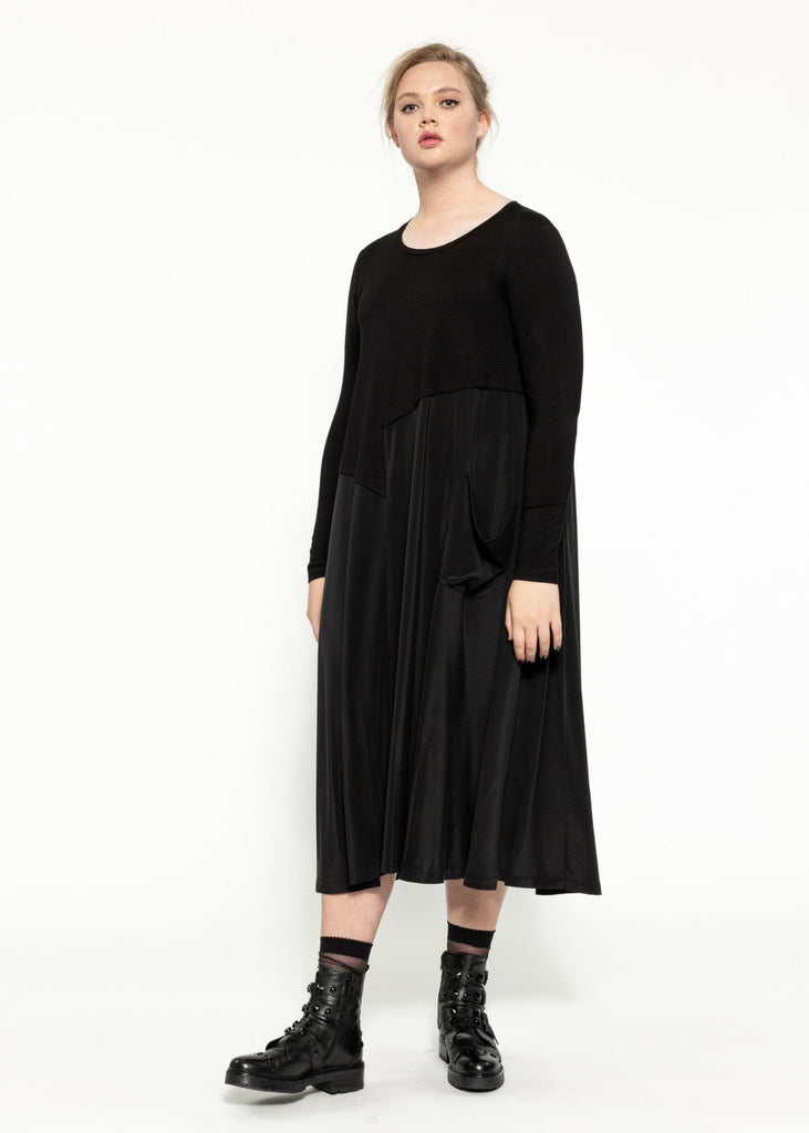 Lateral Dress - Black Black