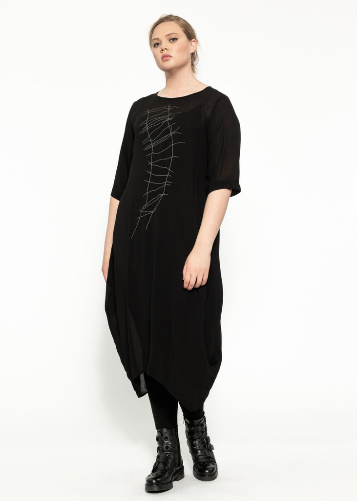 Filament Dress - Black Shadow