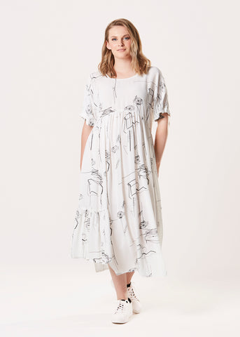 Echo Dress - Pearl Black